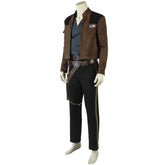 Han Solo Cosplay Costume Set - Top, Pant, Coat, Belt for Halloween & Parties - Coscosmos